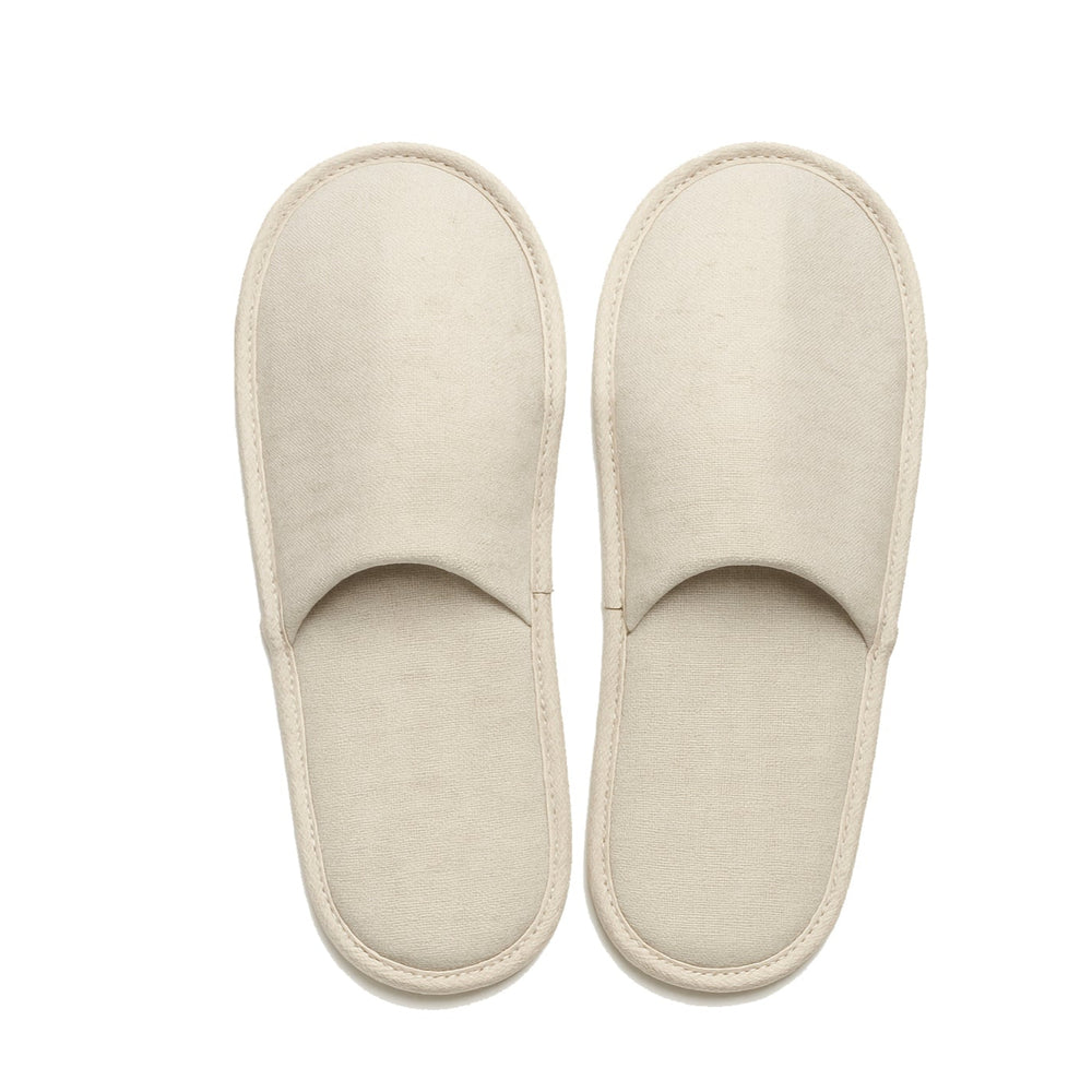 
                      
                        Linen Slippers with Cork Sole
                      
                    