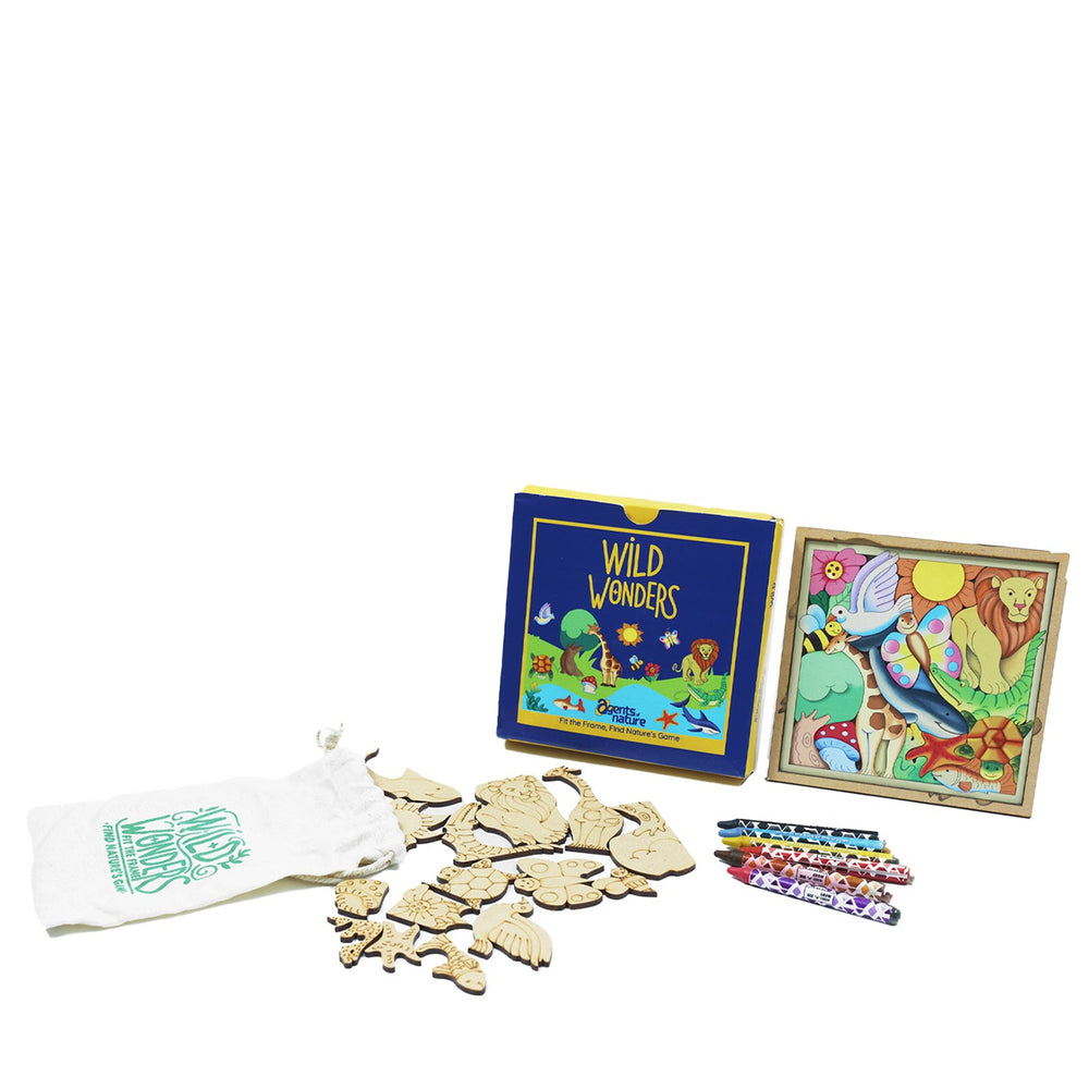 
                      
                        Wild Wonders Puzzle & Coloring Set
                      
                    