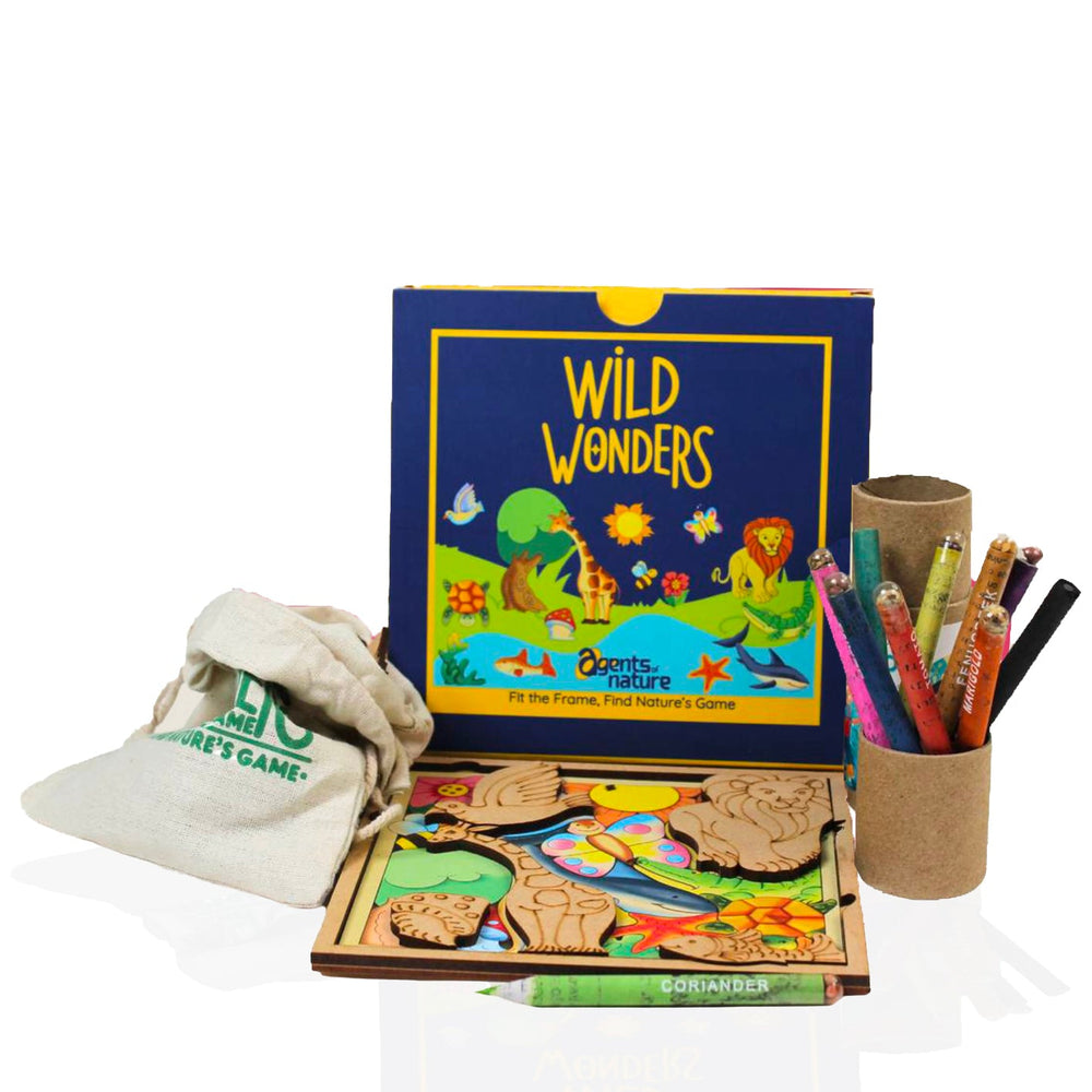 
                      
                        Wild Wonders Puzzle & Coloring Set
                      
                    