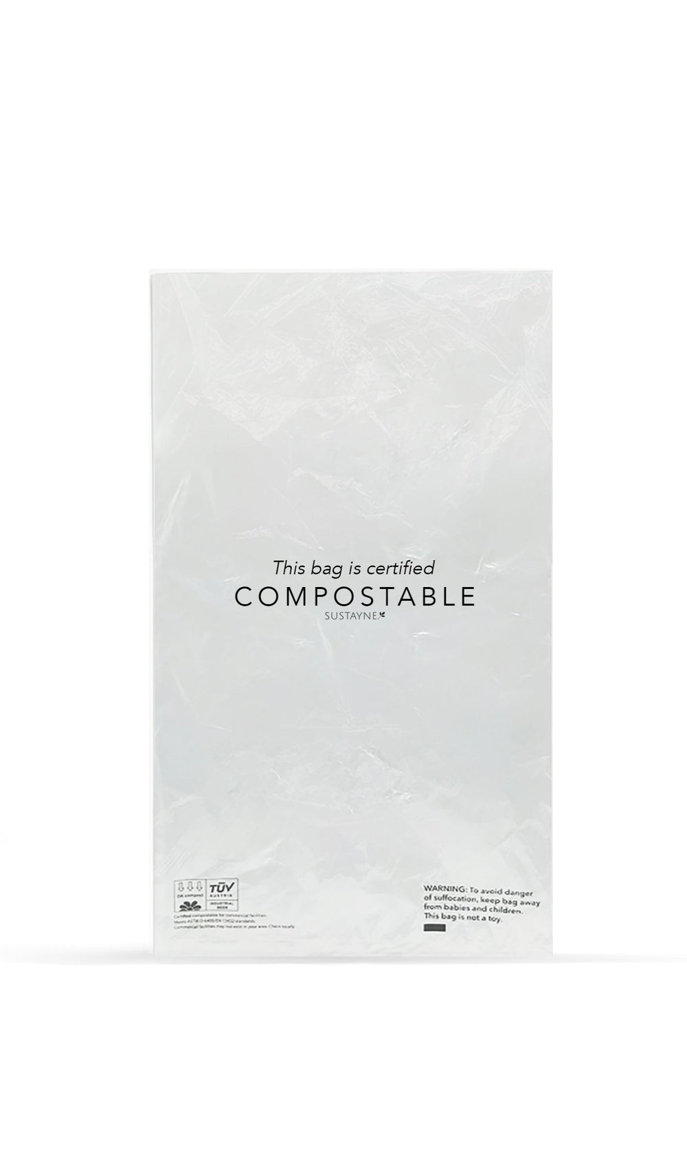 Compostable Bags - 11x19, 300ct/600 Total, 2 Rolls