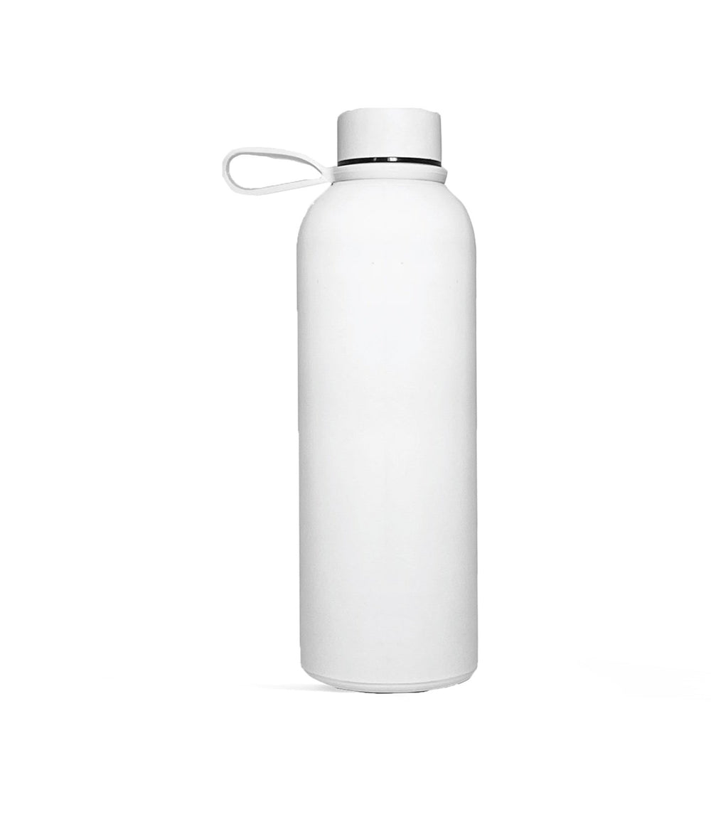 Aluminum Water Bottle - White